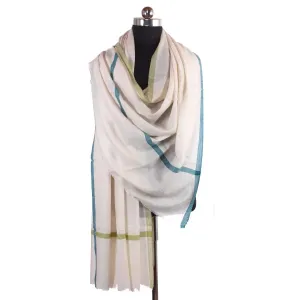 Side Strip Cashmere Pashmina Shawl