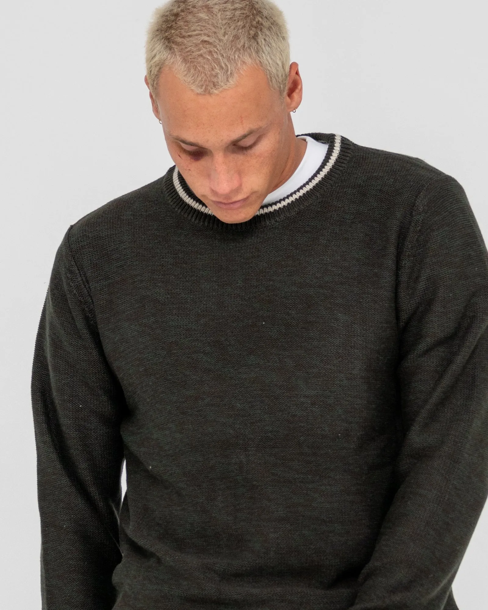 Skyliner Tipped Crew Knit
