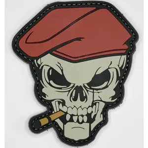 Smoking Skull PVC Patch