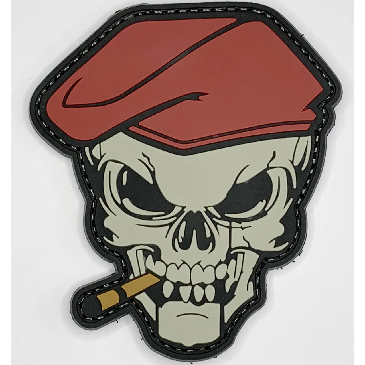Smoking Skull PVC Patch