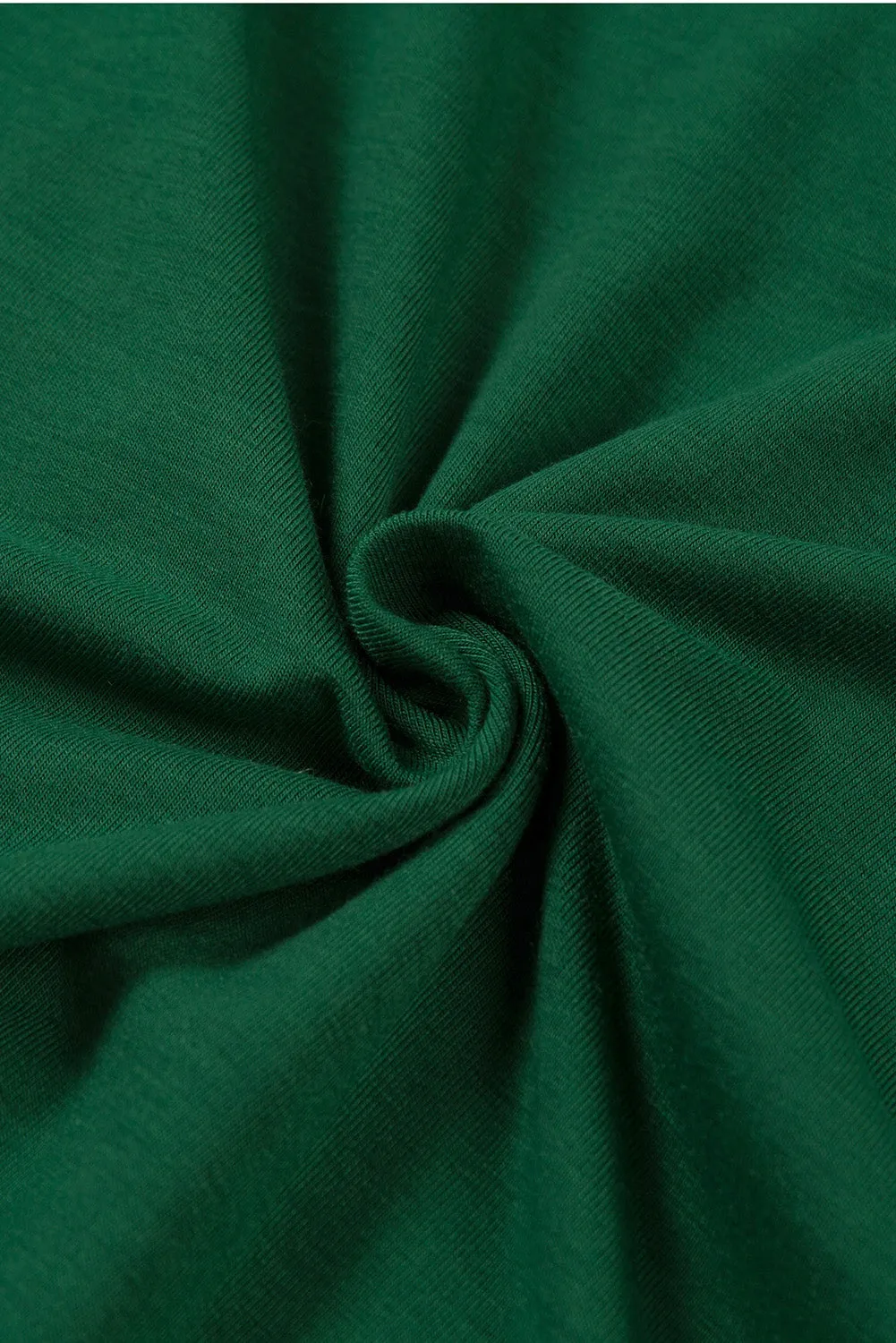 Solid Color Crew Neck Tee
