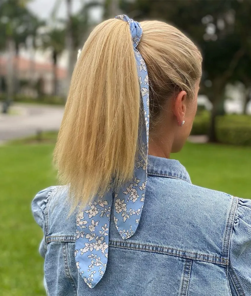 Somerville Lapis Hair Scarf