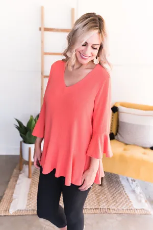 Somewhere Down The Road In Sun Kissed Coral