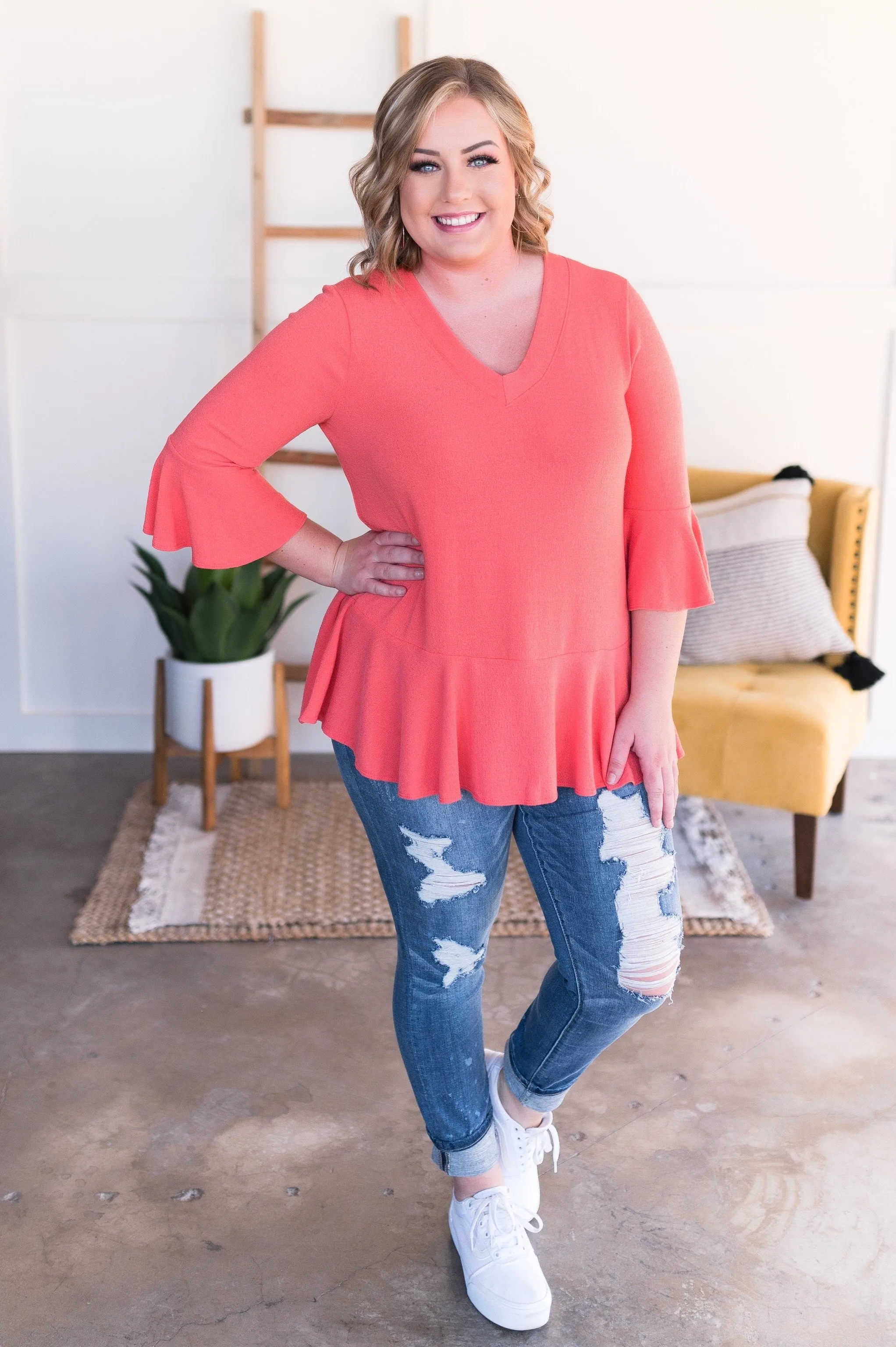 Somewhere Down The Road In Sun Kissed Coral