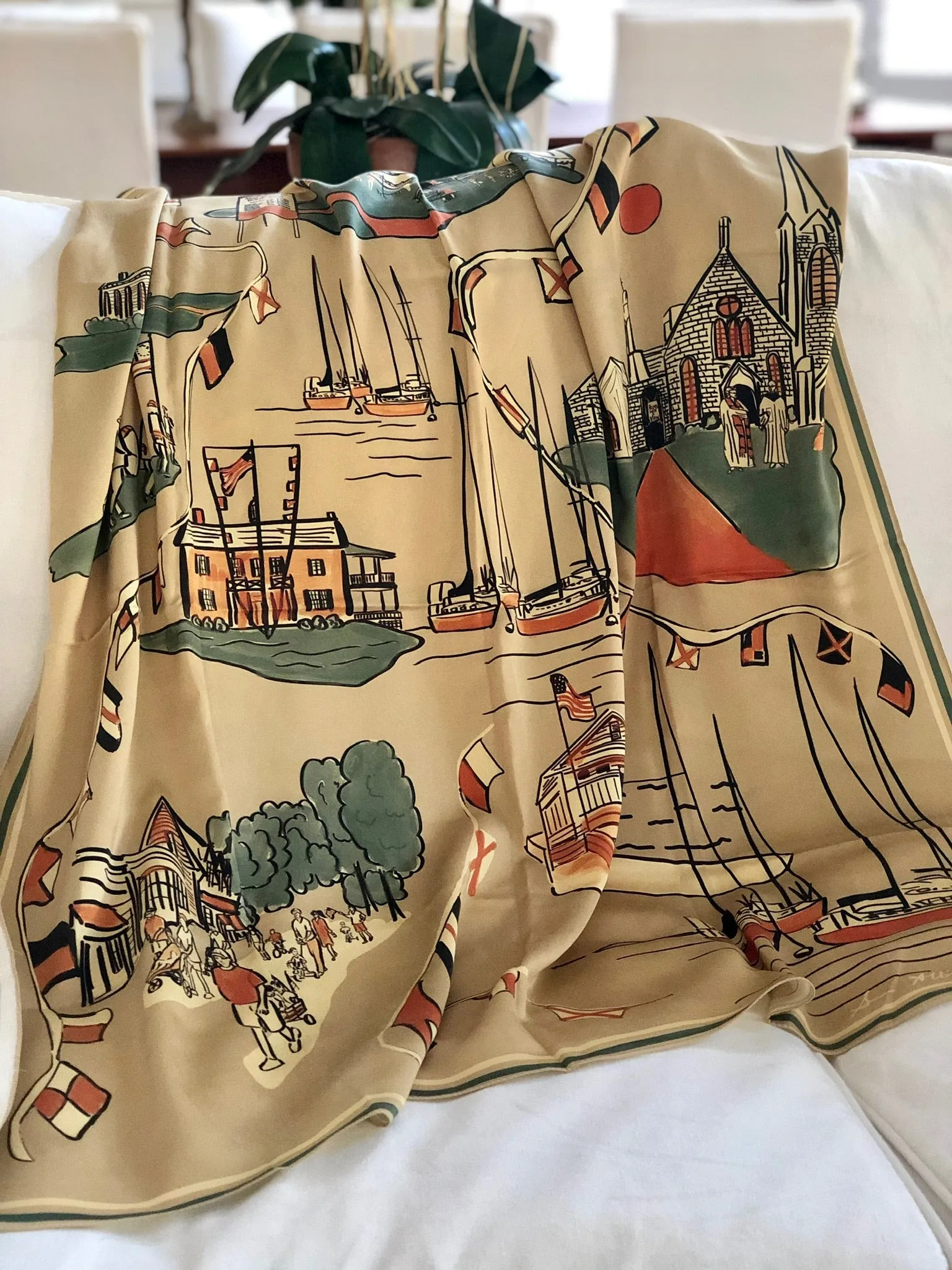 Southport Ct Silk Scarf