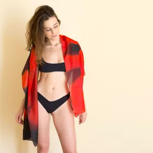 Special Edition Jatropha Mystic Silk Stole Scarf