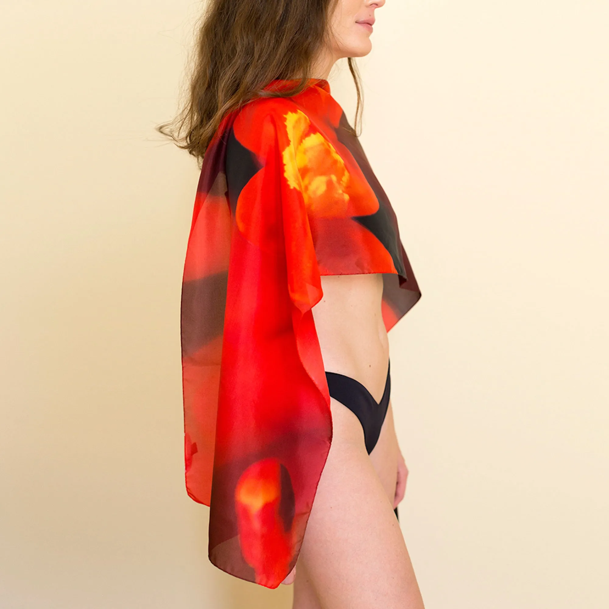 Special Edition Jatropha Mystic Silk Stole Scarf