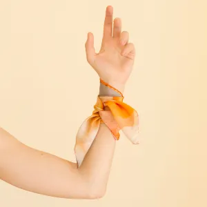 Special Edition Sunset Sphinx Rose Silk Scarf