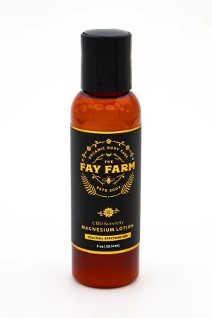 The Fay Farm CBD Serenity Lotion - 2oz