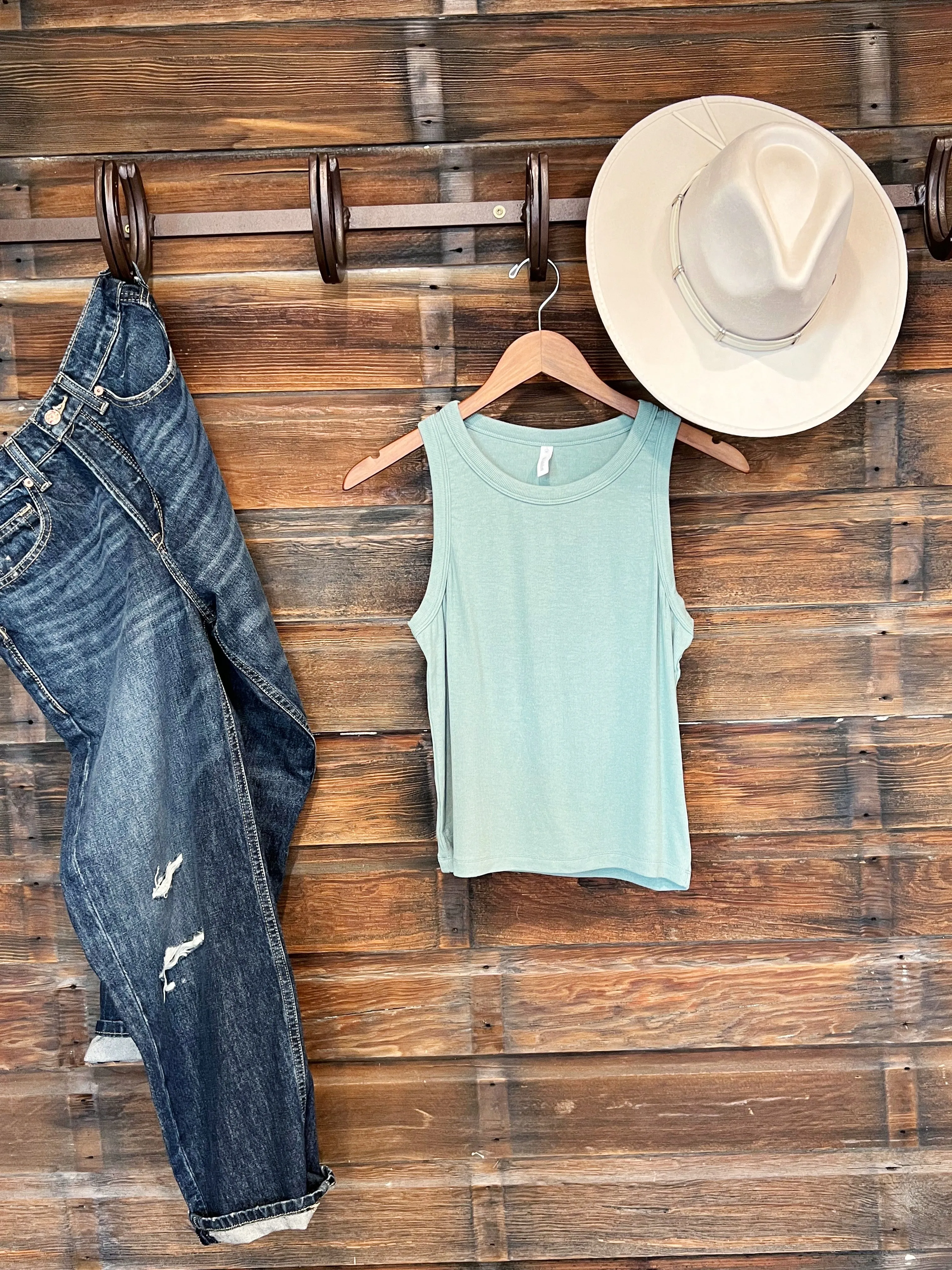 The Fresno Tank in Sage