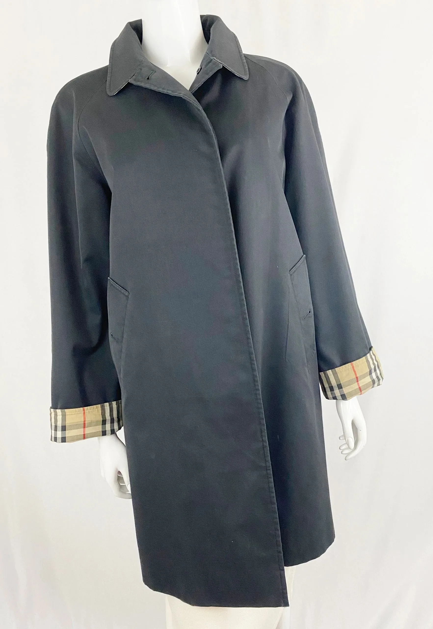 Trench Coat With Liner Size M