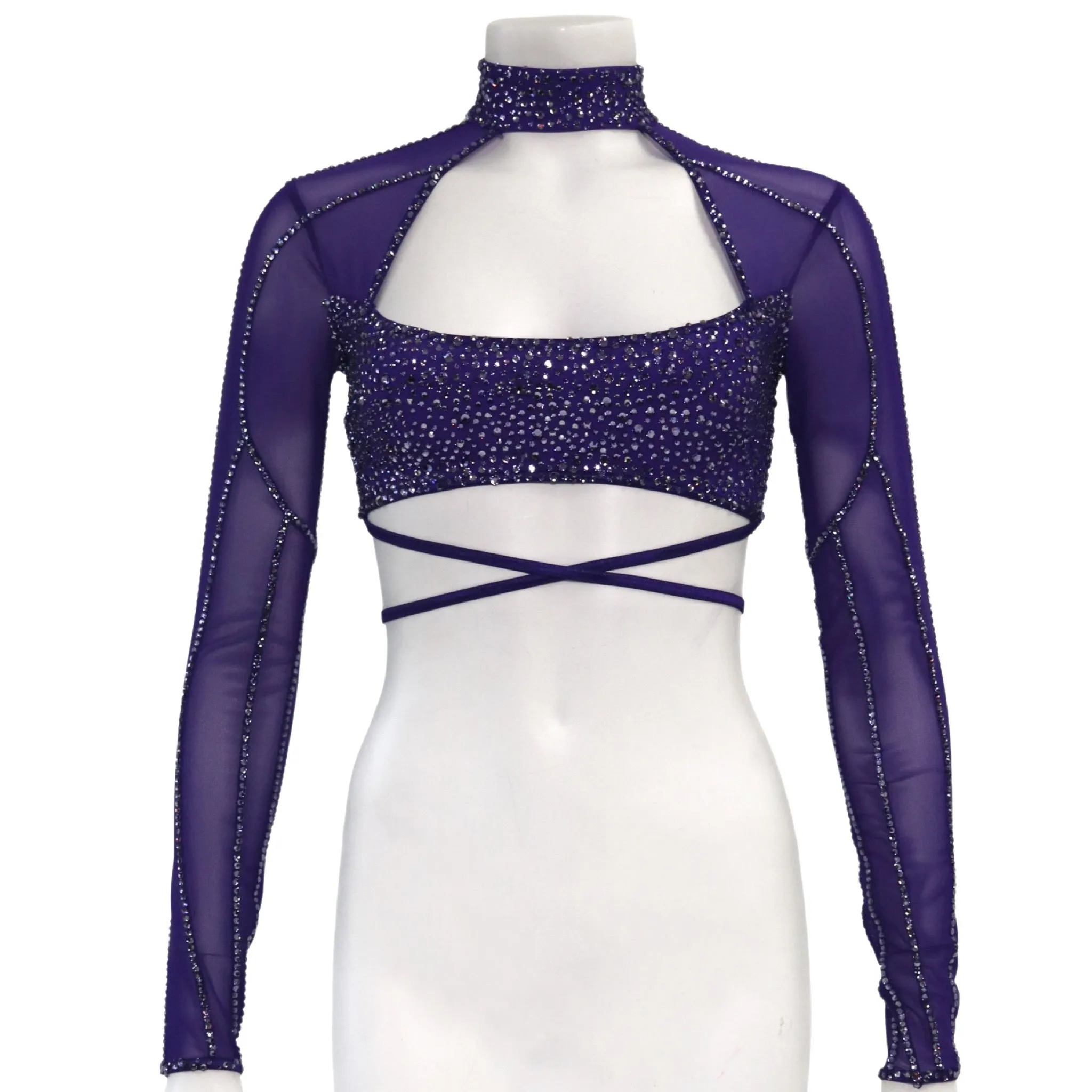 USAMA ISHTAY JASMINE PURPLE TOP