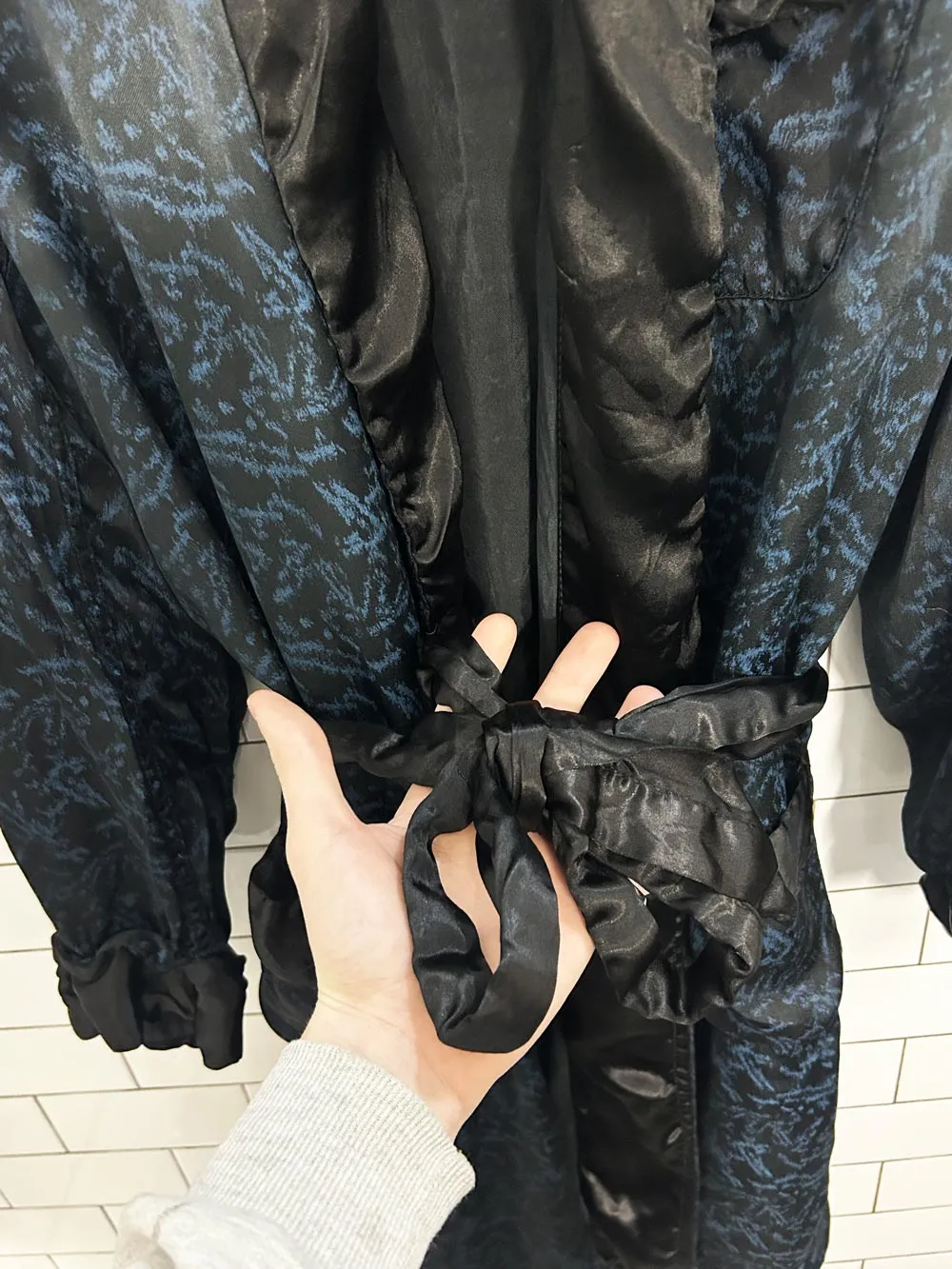 vintage 70s majestic silk brocade smoking dinner jacket robe