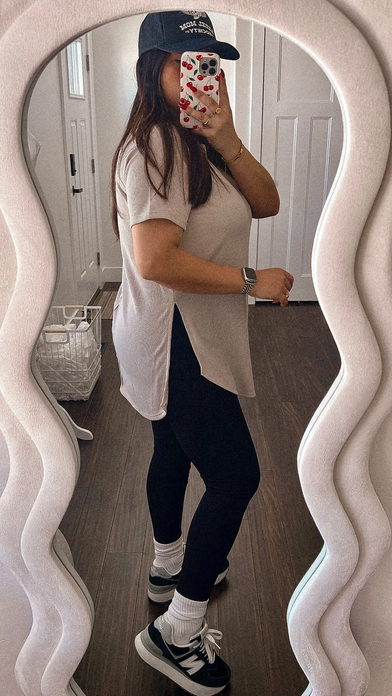 Waffles Side Slit Top *4 COLORS*