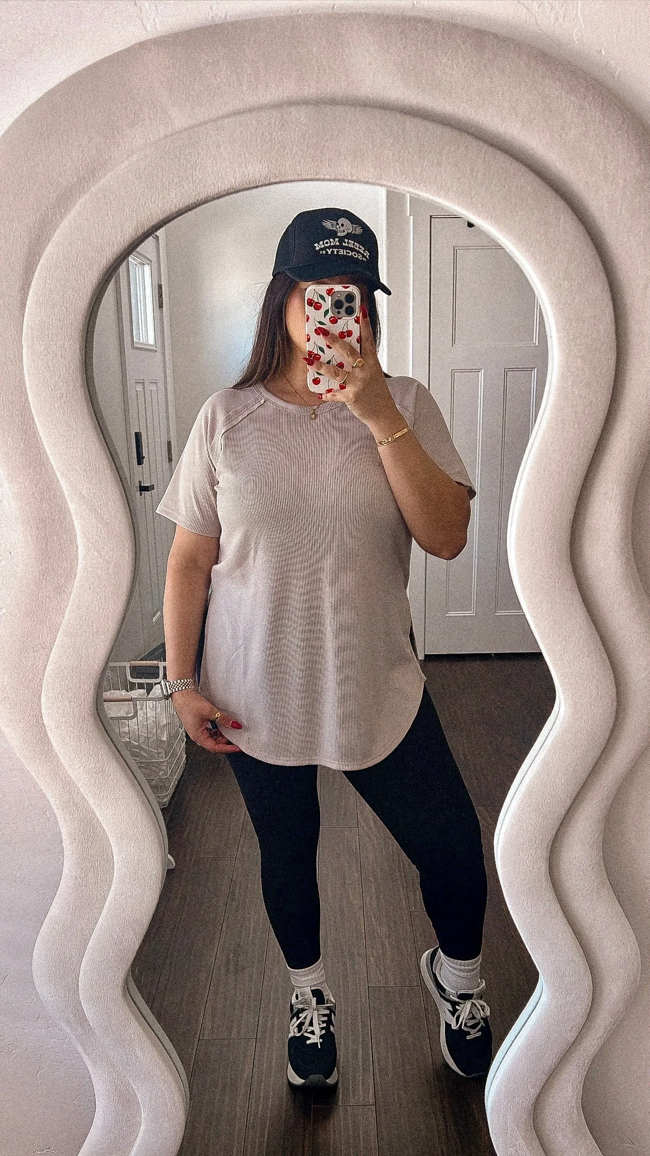 Waffles Side Slit Top *4 COLORS*
