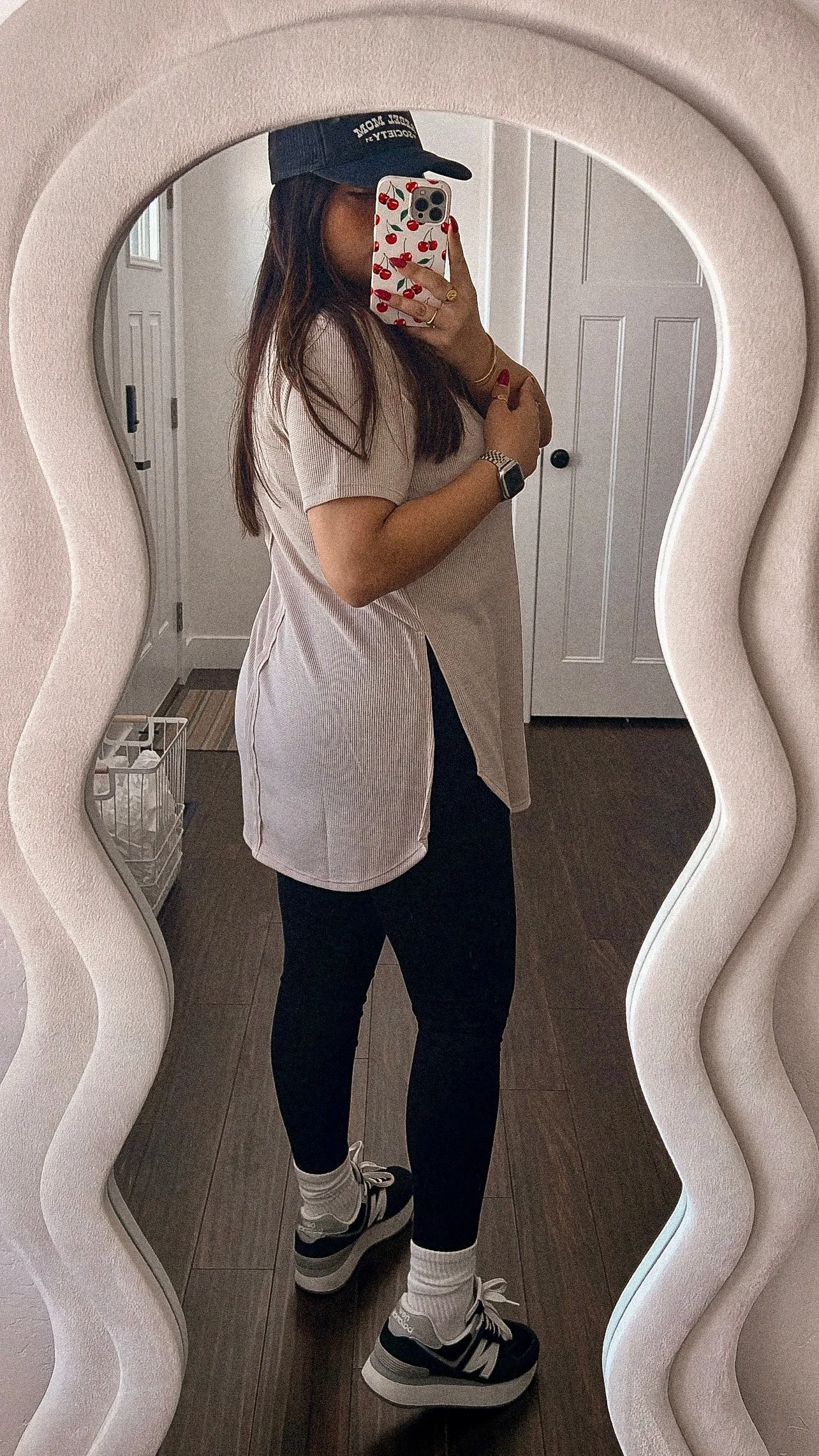 Waffles Side Slit Top *4 COLORS*