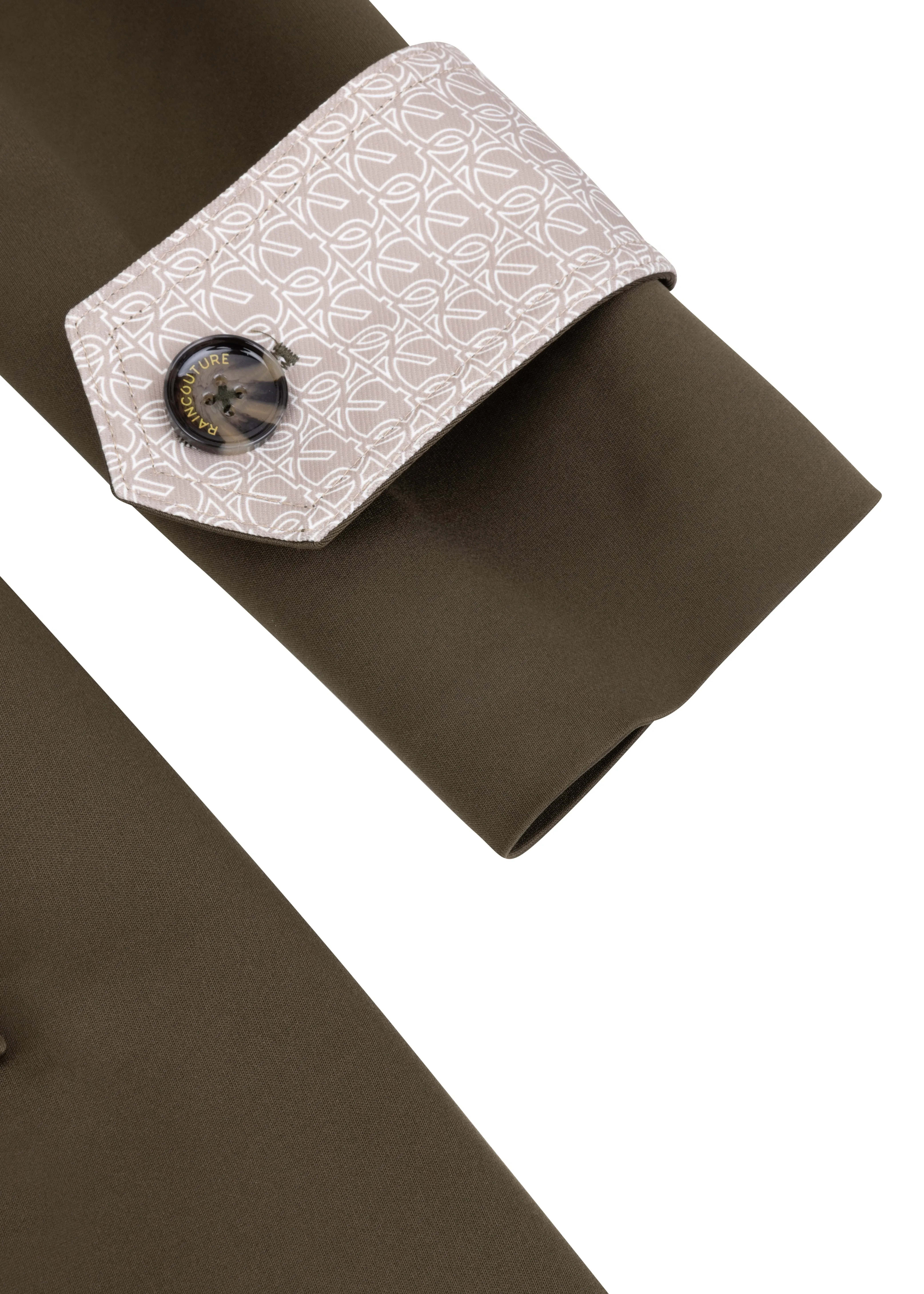 Waterproof Straight-Fit Trenchcoat  | Satin Green