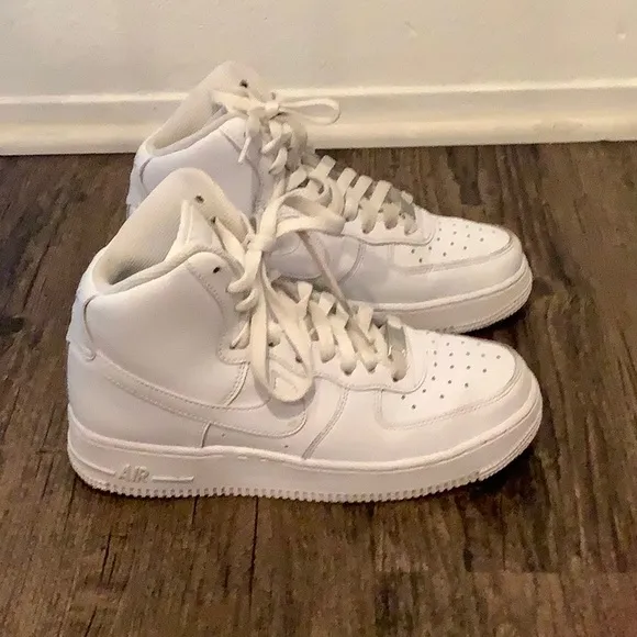 White Air Force Nike High Tops