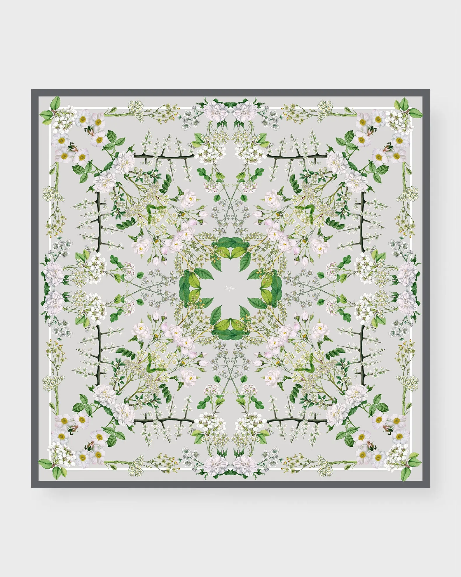 Winter Double Sided Silk Scarf