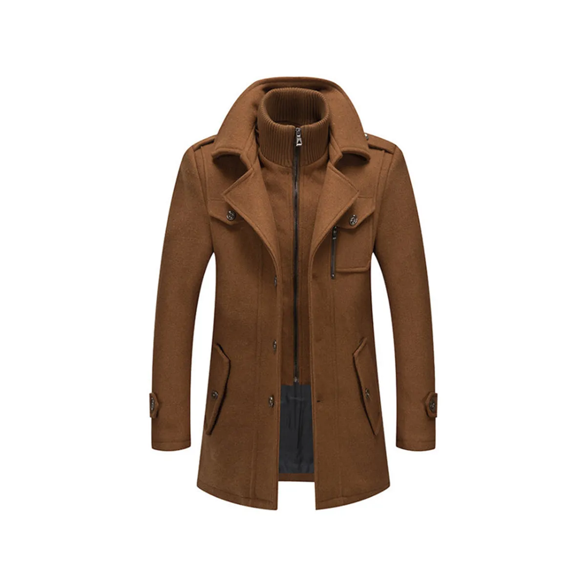 Wool-Blends Coat