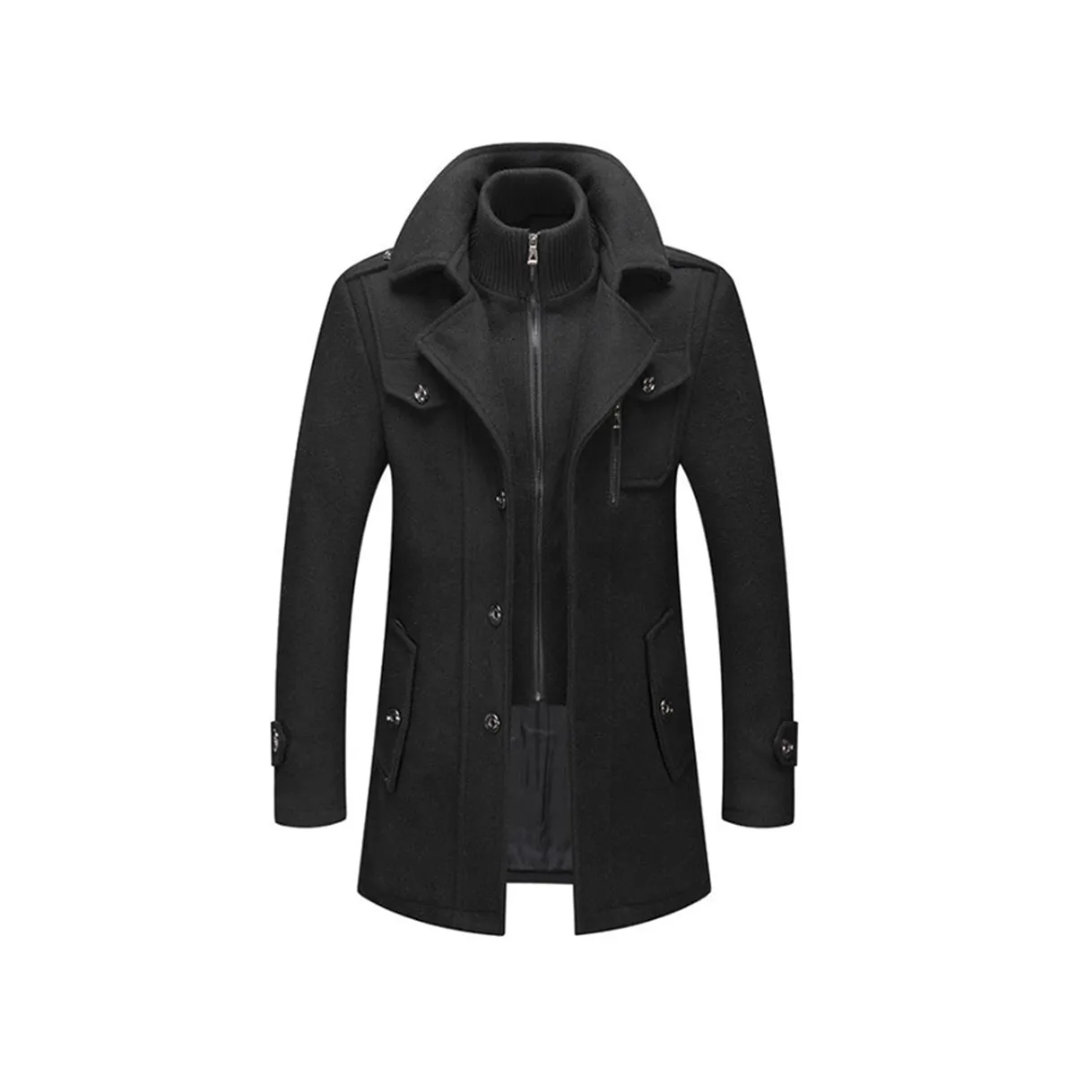 Wool-Blends Coat