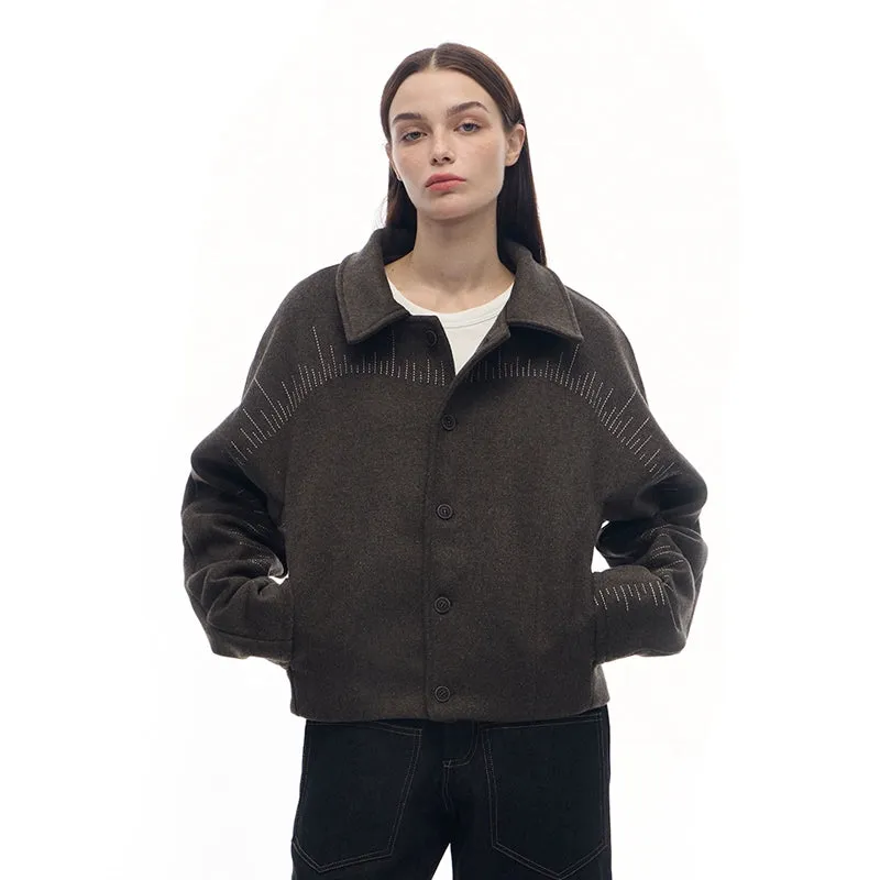 Woolen Chestnut Jacket