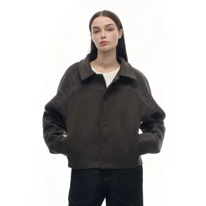 Woolen Chestnut Jacket