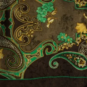 Wyoming Traders Hickory Mint Charmeuse Silk Wild Rag